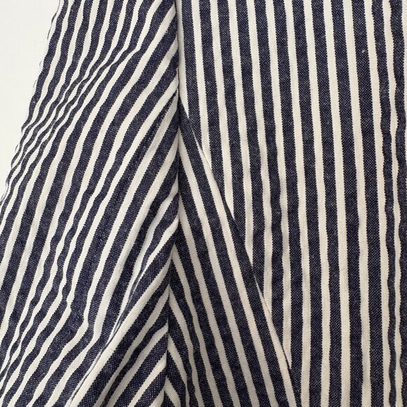 Ann Taylor Striped Blazer Jacket Blue White Nautical Size 8 - Picture 6 of 10